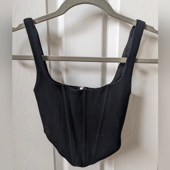 Princess Polly Black Corset - Picture 1 of 4